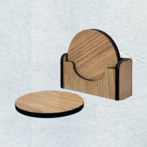 Maple Round Coaster