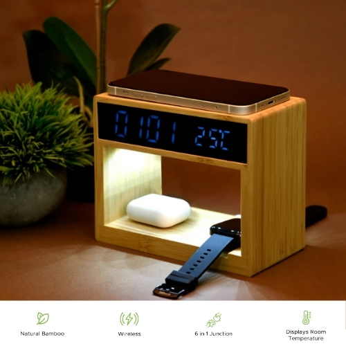 Cypress 6 in 1 Multifunction Wireless Charging Junction