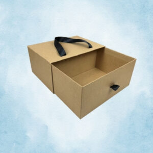 Hamper Bag Box - Kraft, 9.5x6x3.5”