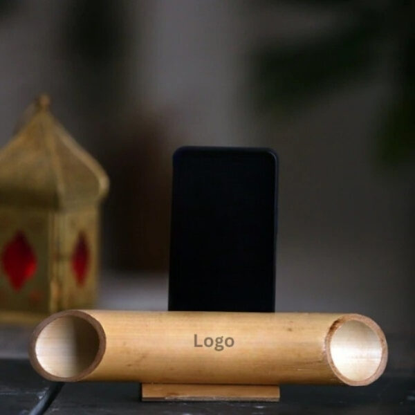 Bamboo Amplifier Natural Acoustic Speaker with Cotton Pouch