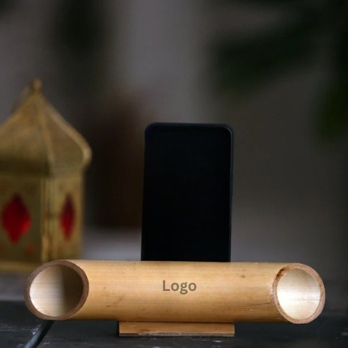 Bamboo Amplifier Natural Acoustic Speaker with Cotton Pouch